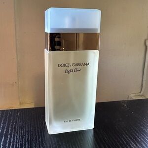 100ML bottle of Dolce & Gabbana’s Light blue Eau de Toilette, retails for $135